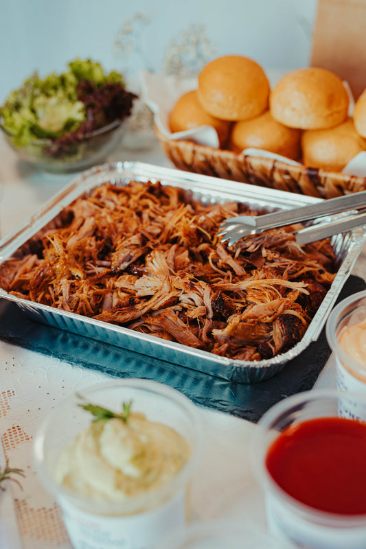 Box de Sandwiches de Pulled Pork para 10 personas.